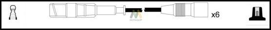 Motaquip LDRL1172 - Ignition Cable Kit car-mod.net