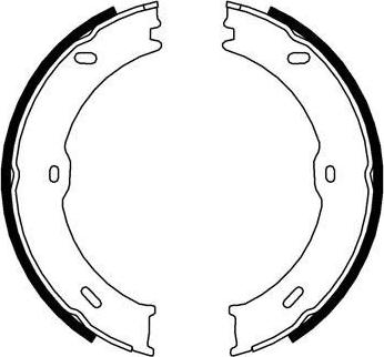 Motaquip LVBS798 - Brake Shoe Set, parking brake car-mod.net