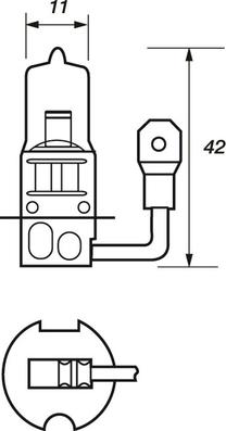 Motaquip VBU453 - Bulb, spotlight car-mod.net