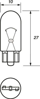 Motaquip VBU501 - Bulb, indicator car-mod.net