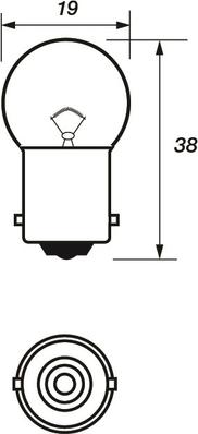 Motaquip VBU207 - Bulb, indicator car-mod.net