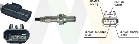 Motaquip LVOS2040 - Oxygen, Lambda Sensor car-mod.net