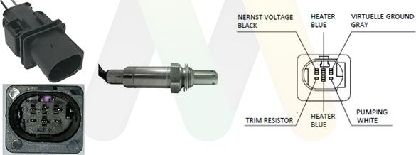 Motaquip LVOS2063 - Oxygen, Lambda Sensor car-mod.net