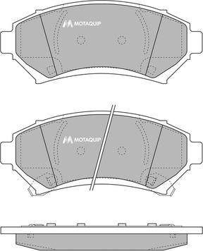 Motaquip LVXL493 - Brake Pad Set, disc brake car-mod.net