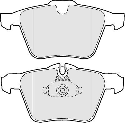 4U 22896JG - Brake Pad Set, disc brake car-mod.net