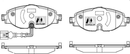 Motaquip LVXL1749 - Brake Pad Set, disc brake car-mod.net