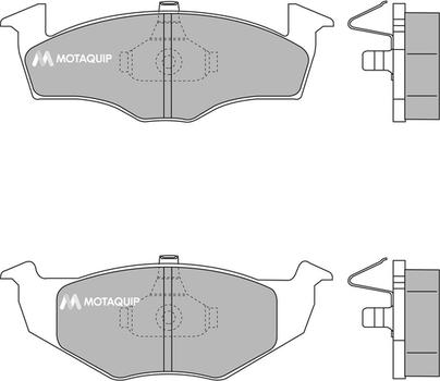 Motaquip LVXL170 - Brake Pad Set, disc brake car-mod.net