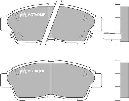 Motaquip LVXL734 - Brake Pad Set, disc brake car-mod.net