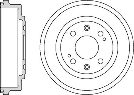 Motaquip VBD644 - Brake Drum car-mod.net