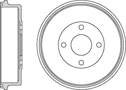 Motaquip VBD641 - Brake Drum car-mod.net