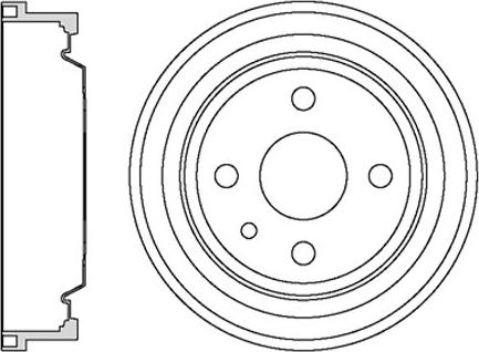 Motaquip VBD600 - Brake Drum car-mod.net
