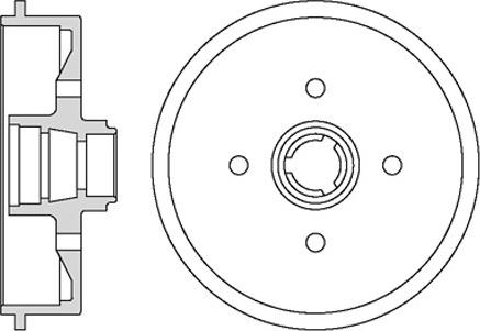 Motaquip VBD636 - Brake Drum car-mod.net