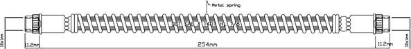 Motaquip VBH814 - Brake Hose car-mod.net