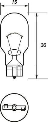 Motaquip VBU921 - Bulb, indicator car-mod.net