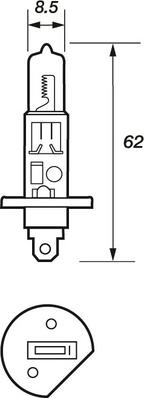 Motaquip VBU448 - Bulb, spotlight car-mod.net