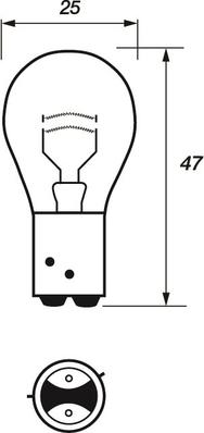 Motaquip VBU566 - Bulb, stop light car-mod.net