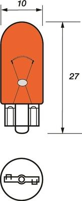 Motaquip VBU501A - Bulb, indicator car-mod.net