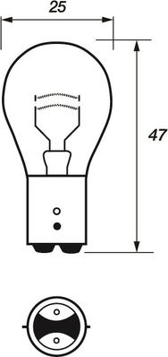 Motaquip VBU380 - Bulb, stop light car-mod.net