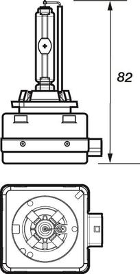 Motaquip VBUD3S - Bulb, spotlight car-mod.net