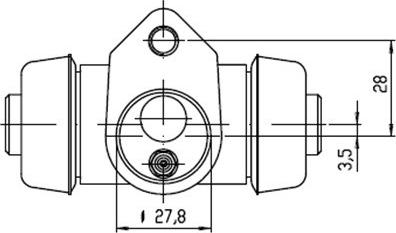 Motaquip VWC465 - Wheel Brake Cylinder car-mod.net