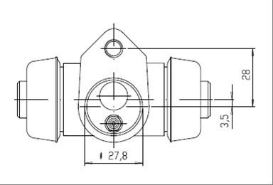 Motaquip VWC658 - Wheel Brake Cylinder car-mod.net