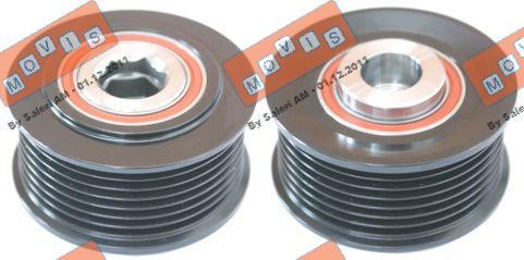 MOVIS AST3337 - Pulley, alternator, freewheel clutch car-mod.net