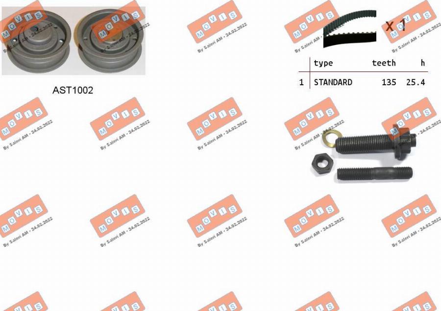 MOVIS ASTK0876 - Timing Belt Set car-mod.net