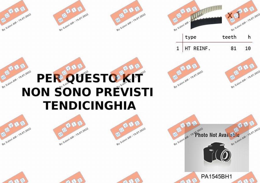 MOVIS ASTK0B02PA3 - Water Pump & Timing Belt Set car-mod.net