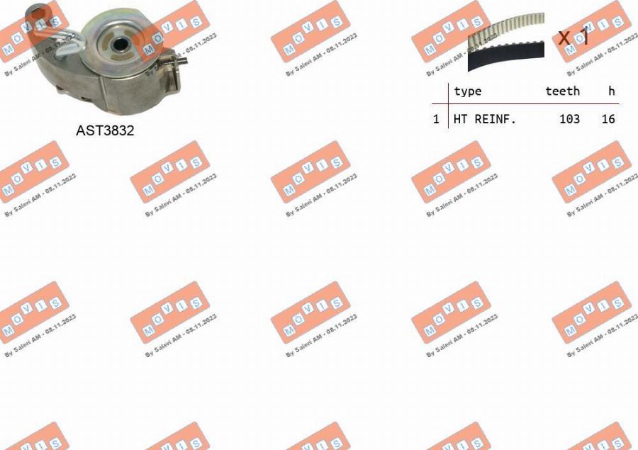 MOVIS ASTK1305 - Timing Belt Set car-mod.net