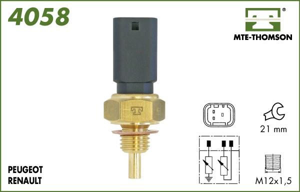 MTE-Thomson 4058 - Coolant temperature Sensor car-mod.net