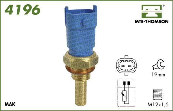 MTE-Thomson 4196 - Coolant temperature Sensor car-mod.net