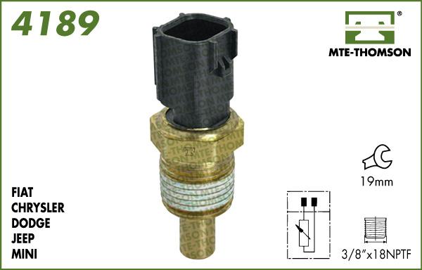 MTE-Thomson 4189 - Coolant temperature Sensor car-mod.net