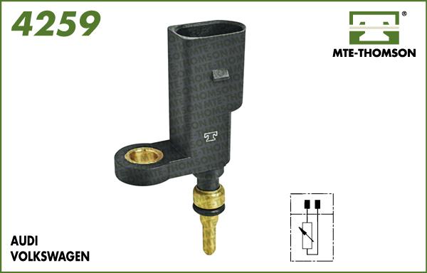 MTE-Thomson 4259 - Coolant temperature Sensor car-mod.net