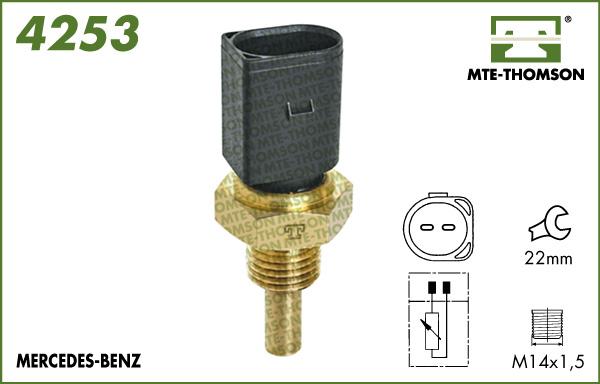 MTE-Thomson 4253 - Coolant temperature Sensor car-mod.net