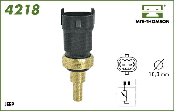 MTE-Thomson 4218 - Coolant temperature Sensor car-mod.net