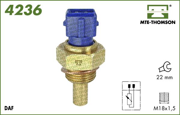MTE-Thomson 4236 - Coolant temperature Sensor car-mod.net