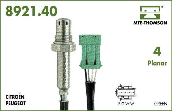 MTE-Thomson 8921.40.037 - Oxygen, Lambda Sensor car-mod.net