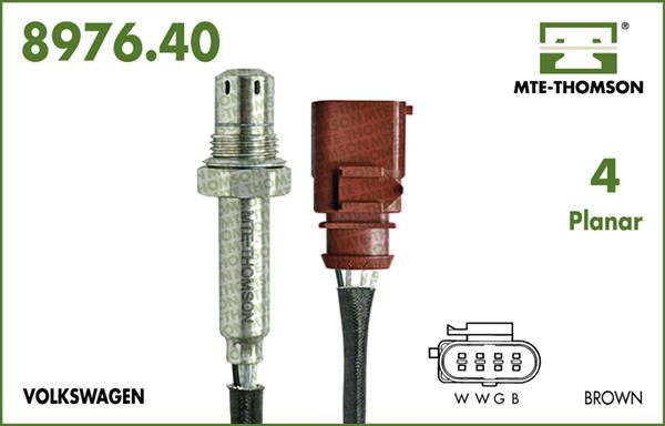 MTE-Thomson 8976.40.072 - Oxygen, Lambda Sensor car-mod.net
