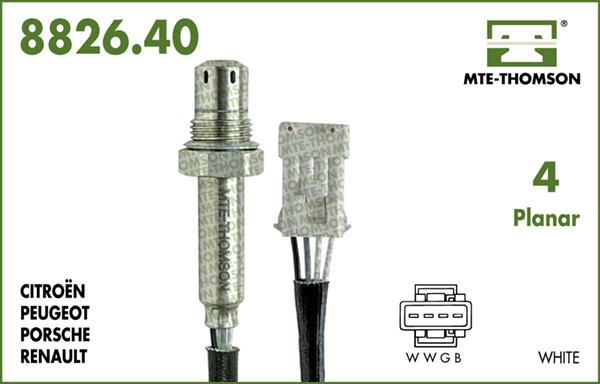 MTE-Thomson 8826.40.057 - Oxygen, Lambda Sensor car-mod.net