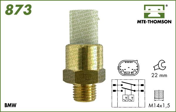 MTE-Thomson 873 - Temperature Switch, radiator / air conditioner fan car-mod.net