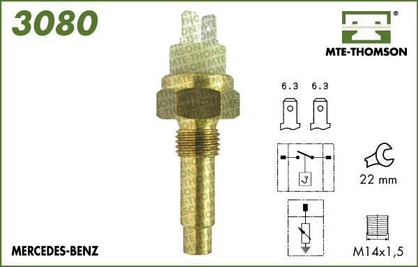 MTE-Thomson 3080 - Coolant temperature Sensor car-mod.net