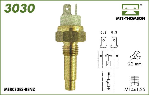MTE-Thomson 3030 - Coolant temperature Sensor car-mod.net