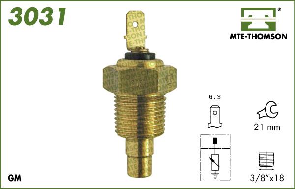 MTE-Thomson 3031 - Coolant temperature Sensor car-mod.net