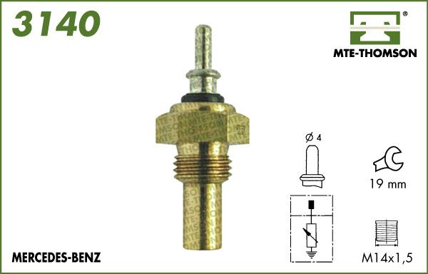 MTE-Thomson 3140 - Coolant temperature Sensor car-mod.net