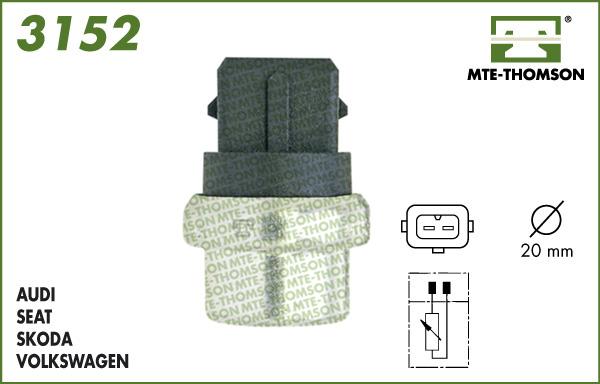 MTE-Thomson 3152 - Coolant temperature Sensor car-mod.net