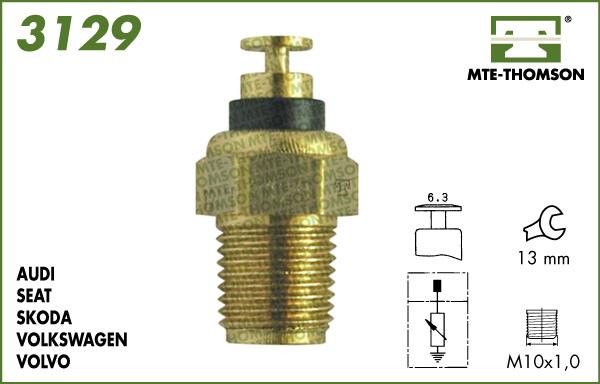 MTE-Thomson 3129 - Coolant temperature Sensor car-mod.net