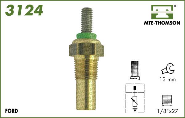 MTE-Thomson 3124 - Coolant temperature Sensor car-mod.net