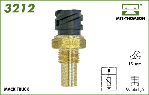 MTE-Thomson 3212 - Coolant temperature Sensor car-mod.net