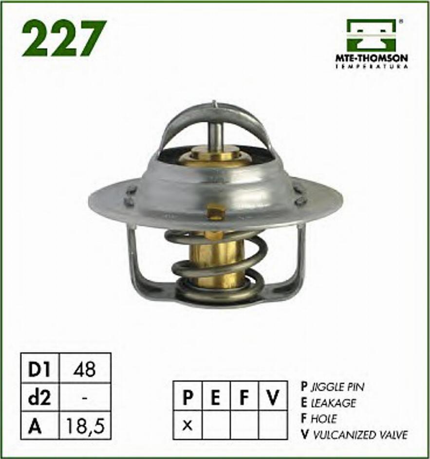 MTE-Thomson 227.92 - Coolant thermostat / housing car-mod.net
