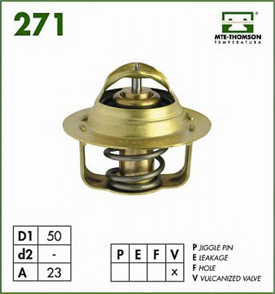 MTE-Thomson 271.89 - Coolant thermostat / housing car-mod.net